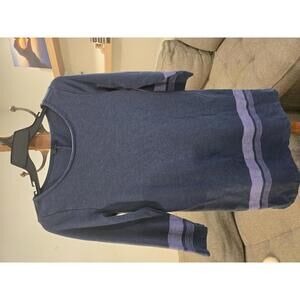 GAP Women's Long Sleeve Dress with Stripe Detail